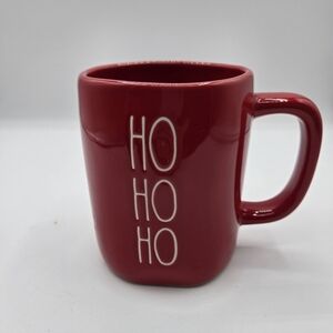 RAE DUNN NWT Christmas Mug Ho Ho Ho Red